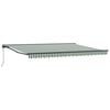 vidaXL Estrutura de Toldo Verde e Branco 450 &times; 300 cm