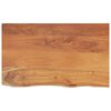 vidaXL Bancada de casa de banho retangular 100x60x3,8 cm ac&aacute;cia maci&ccedil;a