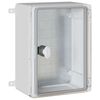 vidaXL Arm&aacute;rio de Controle Cinzeto 28 x 13 x 28 cm Pl&aacute;stico ABS