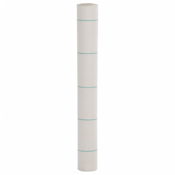 vidaXL Tela para ervas daninhas 1x150 m PP branco