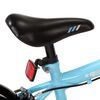 vidaXL Bicicleta de criança roda 12" preto e azul