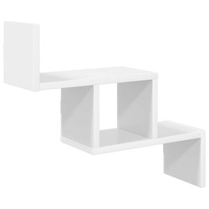 vidaXL Prateleira de Parede Branco 48 x 15 x 42 cm