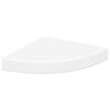 vidaXL Prateleiras de canto suspensas 4 pcs 25x25x3,8cm MDF branco