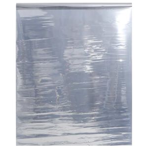 vidaXL Pel&iacute;cula solar efeito refletor est&aacute;tico 60x2000 cm PVC prateado