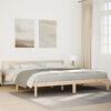 vidaXL Cama extra longa sem colch&atilde;o 180x220 cm madeira de pinho maci&ccedil;a