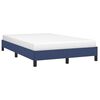 vidaXL Estrutura de cama sem colch&atilde;o 120x190 cm tecido azul