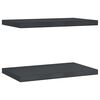 vidaXL Prateleiras de parede 2 pcs 50x30 cm a&ccedil;o inoxid&aacute;vel prateado