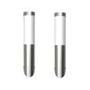 vidaXL Candeeiros de parede para exterior 2 pcs a&ccedil;o inoxid&aacute;vel