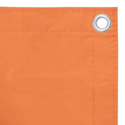 vidaXL Tela de varanda 120x500 cm tecido Oxford laranja
