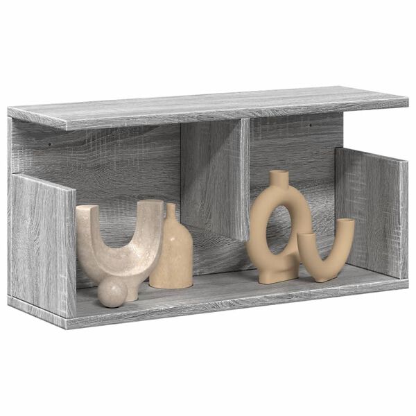 vidaXL Arm&aacute;rio de parede 60x20x30 cm deriv. madeira cinzento sonoma