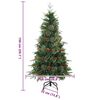 vidaXL &Aacute;rvore de Natal Articulada Artificial Verde 150 cm PE e PVC