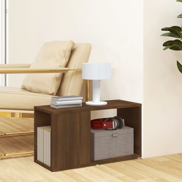 vidaXL M&oacute;vel de TV 60x24x32 cm derivados de madeira carvalho castanho