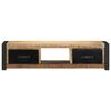 vidaXL Móvel de TV 100x30x25 cm madeira mangueira áspera maciça