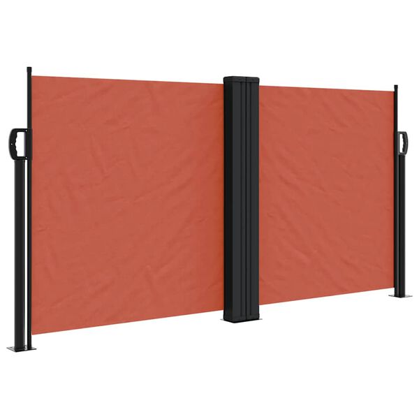 vidaXL Toldo lateral retr&aacute;til 120x1000 cm terracotta