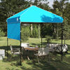 vidaXL Tenda de Toldo Manual Azul 194 x 194 x 251 cm tecido