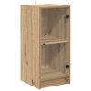 vidaXL Buffet carvalho artisiano 35 x 37 x 76 cm Derivados de Madeira