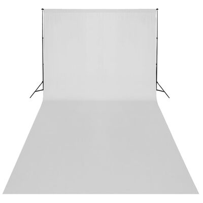 vidaXL Kit de estúdio com fundo branco 600x300 e luzes