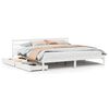 vidaXL Cama sem colch&atilde;o 180x200 cm madeira de pinho maci&ccedil;a branco