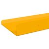 vidaXL Prateleira Flutuante 2 pcs Amarelo Mostarda 80 x 9 x 2,5 cm A&ccedil;o