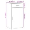vidaXL Buffet com gaveta Madeira antiga 50 x 42,5 x 93 cm