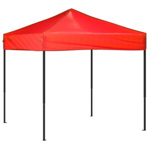 vidaXL Tenda para festas dobr&aacute;vel 2x2 m vermelho