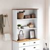 vidaXL Hutch ASKIM 91 x 30 x 104 cm Madeira maci&ccedil;a de pinho
