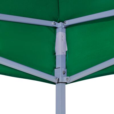 vidaXL Teto para tenda de festas 4x3 m 270 g/m² verde