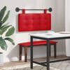 vidaXL Cabeceira Suspensa Vermelho 100 x 55 x 5 cm Couro Sint&eacute;tico
