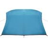 vidaXL Barraca de Camping com telhado Azul 275 x 230 x 140 cm tafetá
