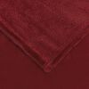 vidaXL Cobertor Vermelho Bordeaux 240 x 270 cm L&atilde;