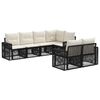 vidaXL Conjunto de Sof&aacute; de Jardim 7 unid. 7-N&uacute;mero de lugares