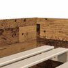vidaXL Estrutura da Cama com gaveta Madeira Antiga 90 x 190 cm