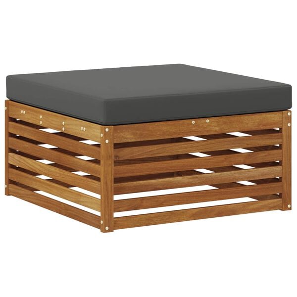 vidaXL Conjunto de Sof&aacute;s para Exterior 5 pcs Natural e Antracite