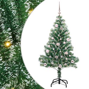 vidaXL &Aacute;rvore de Natal Artificial Coberta de Neve com Luzes de LED