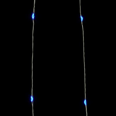 vidaXL Cordão de luzes com 150 LED 15 m azul