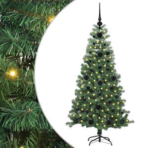 vidaXL &Aacute;rvore de Natal com 150 LEDs com suporte Verde 120 cm PVC