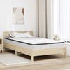 vidaXL Colch&atilde;o 2 pcs Branco e Cinza 60 x 200 cm Mola Bonell
