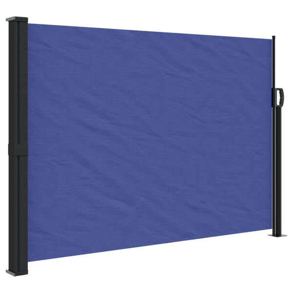 vidaXL Toldo lateral retr&aacute;til 140x500 cm azul