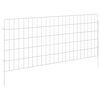 vidaXL Cerca de Jardim com Estacas 48 unid. 115 x 50 cm Prateado