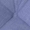 vidaXL Almofadas de Assento 4 pcs Azul Jeans 45 x 45 x 12 cm tecido