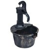 vidaXL Fonte de &aacute;gua para jardim aspeto barrica com bomba