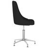 vidaXL Cadeira de escrit&oacute;rio girat&oacute;ria tecido preto