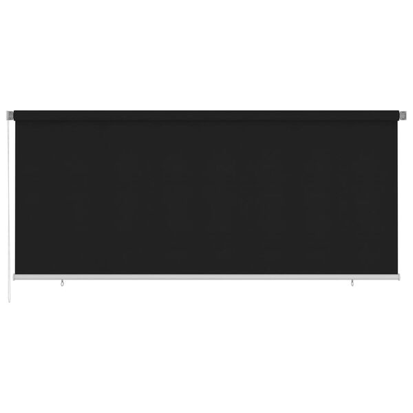 vidaXL Estore de rolo para exterior 350x140 cm preto