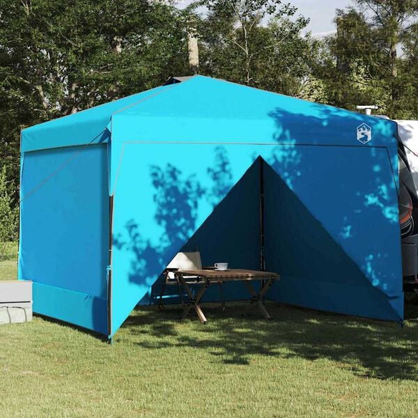 vidaXL Tenda de Cobertura Pop-Up Azul 300 x 300 cm tecido