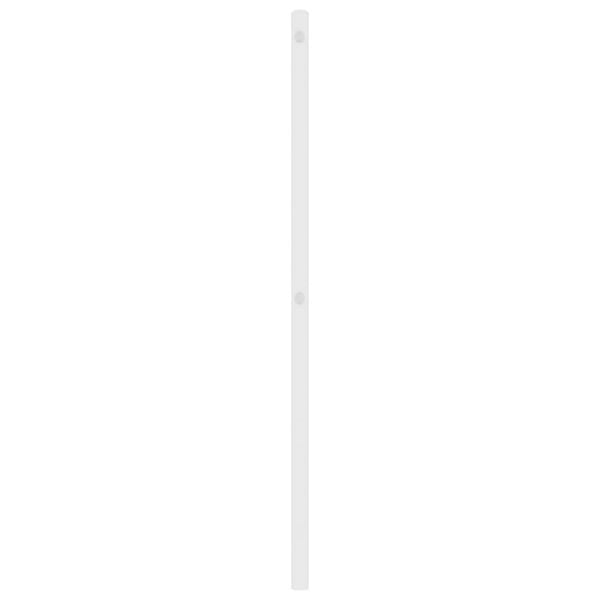 vidaXL Cabeceira de substitui&ccedil;&atilde;o 200 cm metal branco