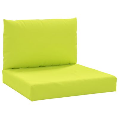 vidaXL Almofadões p/ móveis paletes 2pcs tecido oxford verde brilhante