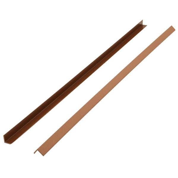 vidaXL Perfis angulares p/ pavimento em WPC 5 pcs 170cm castanho claro