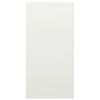 vidaXL Suporte para lenha 60x40x80 cm a&ccedil;o branco