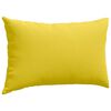 vidaXL Travesseiros de Sofá 2 pcs Amarelo Claro 50 x 30 cm tecido