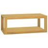 vidaXL Arm&aacute;rio de parede p/ casa de banho 90x45x35 cm teca maci&ccedil;a